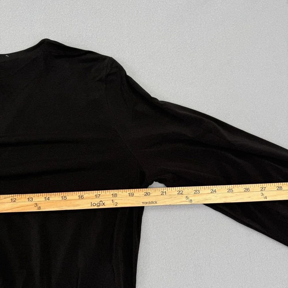 Michael Kors Womens Blouse Size Large Studded‎ V-Neck Top Embellished Banded NWT